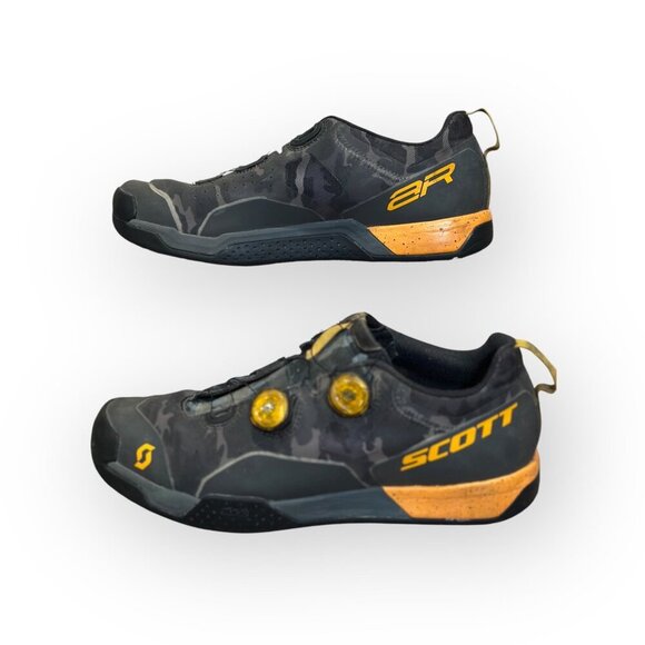 Scott Biking MTB AR Boa Clip Cycling Shoes Black Camouflage Design Size Mens 11 - Picture 11 of 16